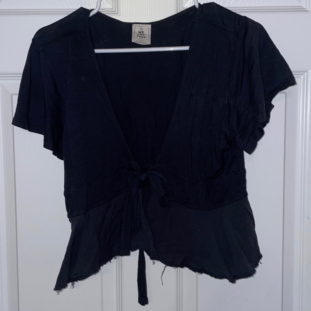 Free People Open Tie Top